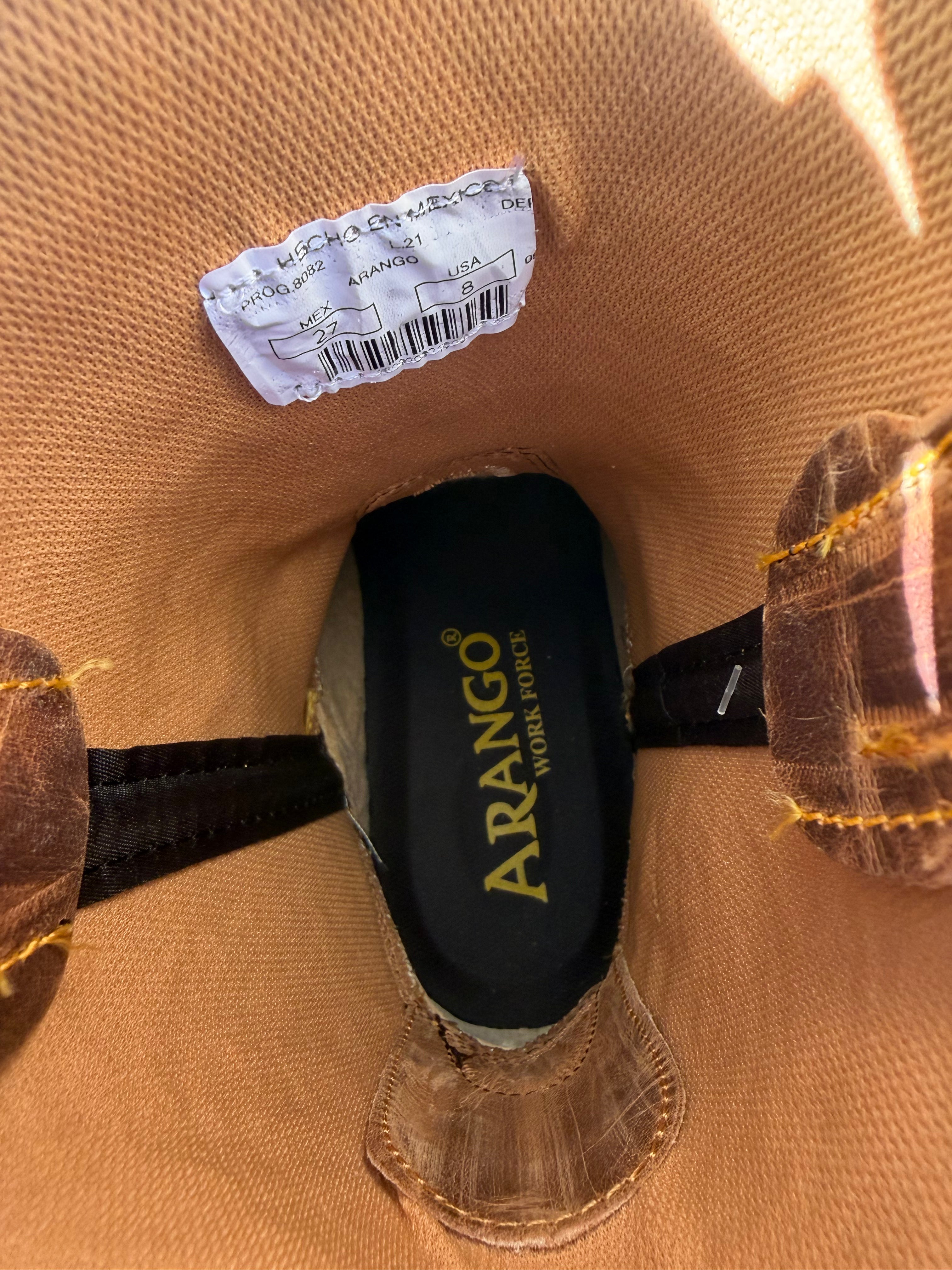 Arango Botas Trabajo Casco/ Work Boots Steel-Toe