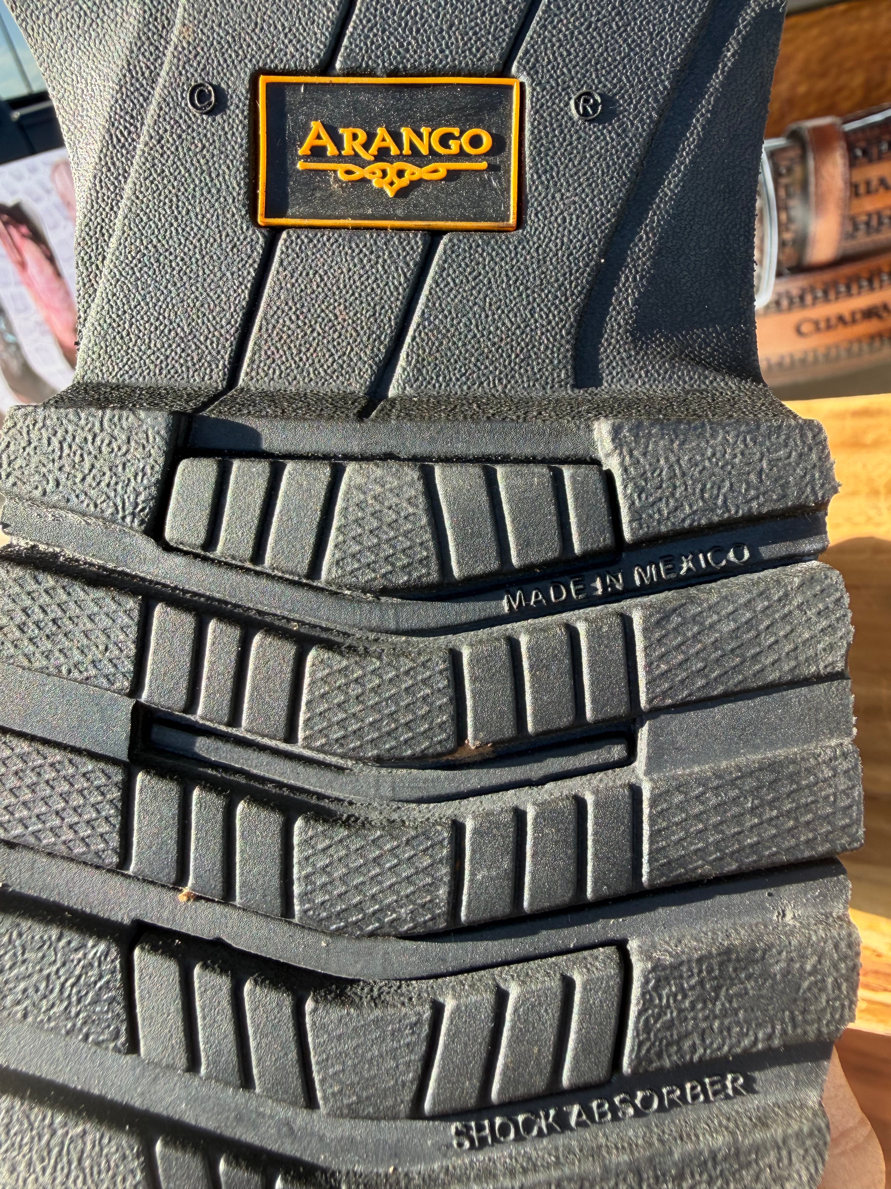 Arango Dark Brown Work Boots (steel-toe available)