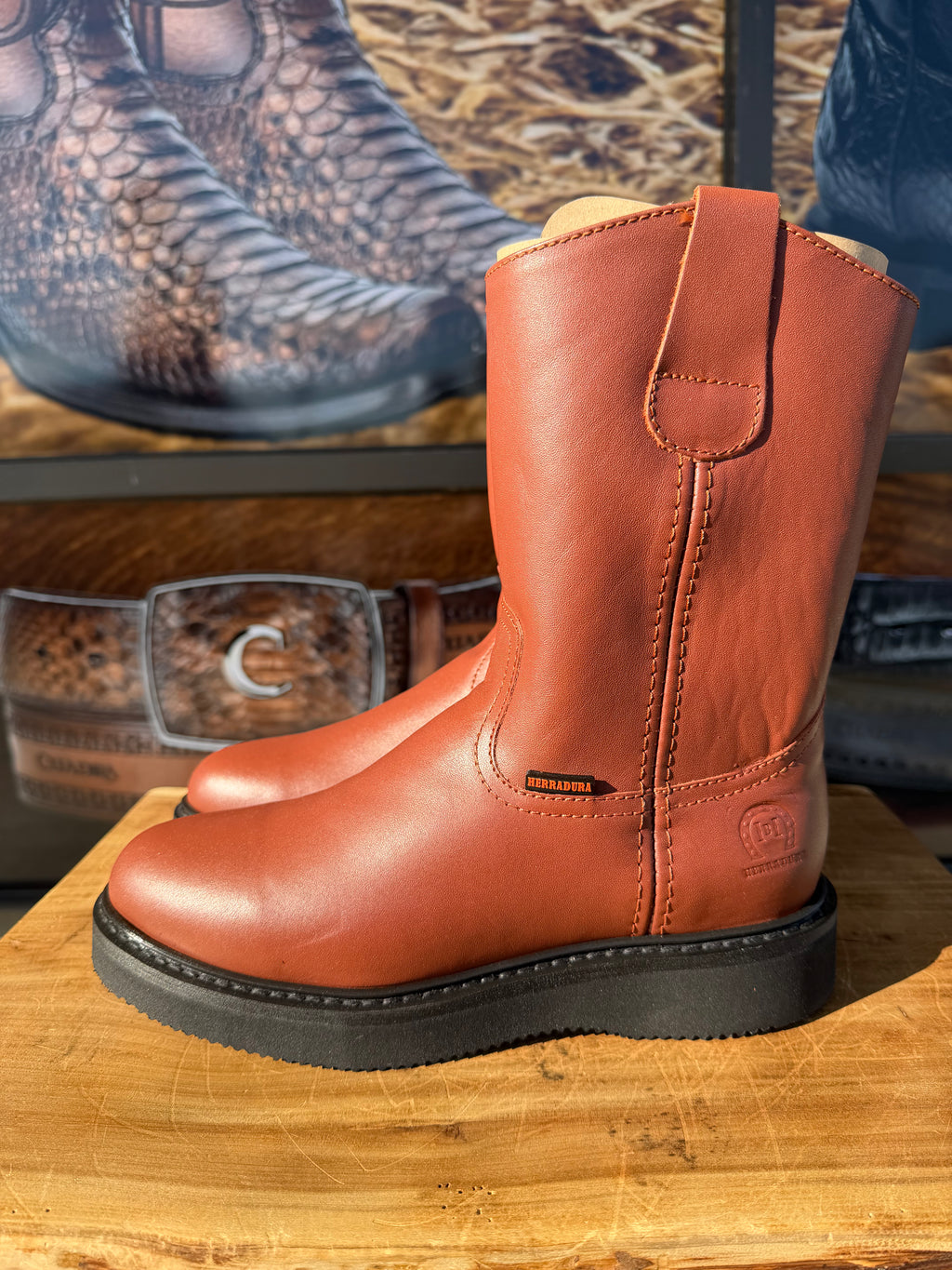 Men's Work Sheddron Herradura Smooth Sole/Suela Liza