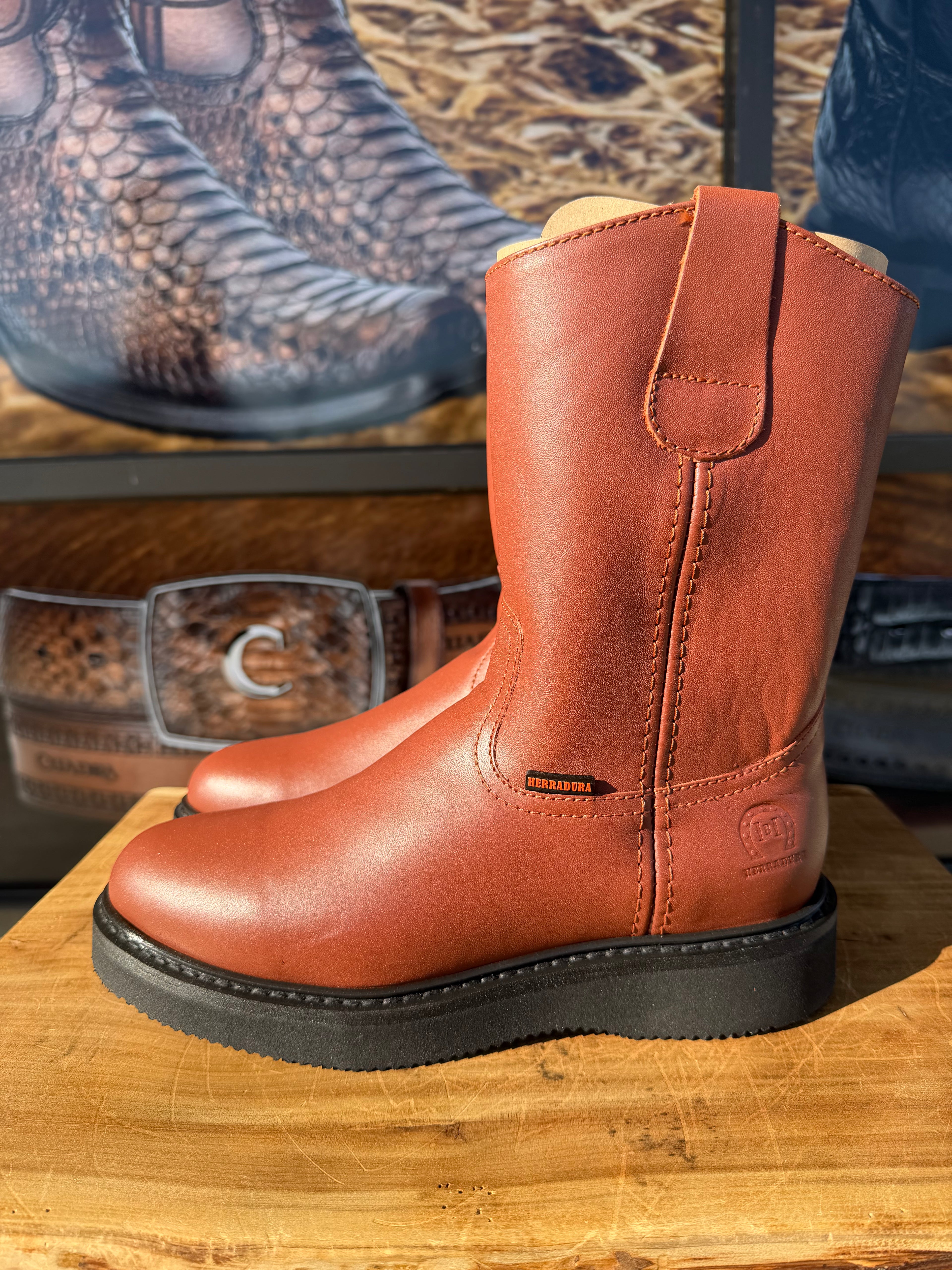 Men's Work Sheddron Herradura Smooth Sole/Suela Liza